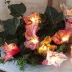 Lichtdekoration aus Filz